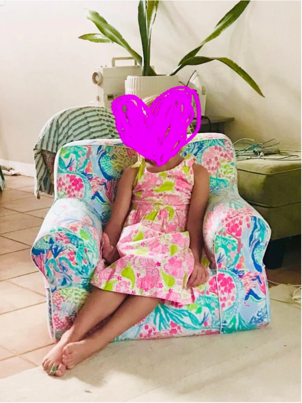 Girls Lilly Pulitzer Dress Size 6 Pink Green Tiger Print Vintage Lilly
